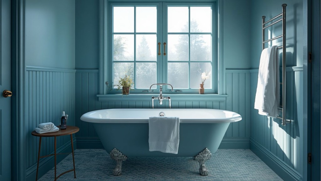 Interior Design Ideas: A Blue&nbsp;Bathroom