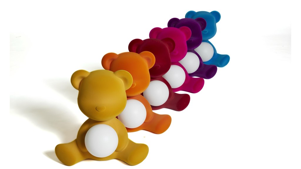 Let’s Play with Teddy Lamps Collection by Qeeboo